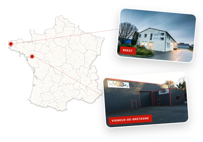 Agences SA4D — Brest et Vigneux-de-Bretagne